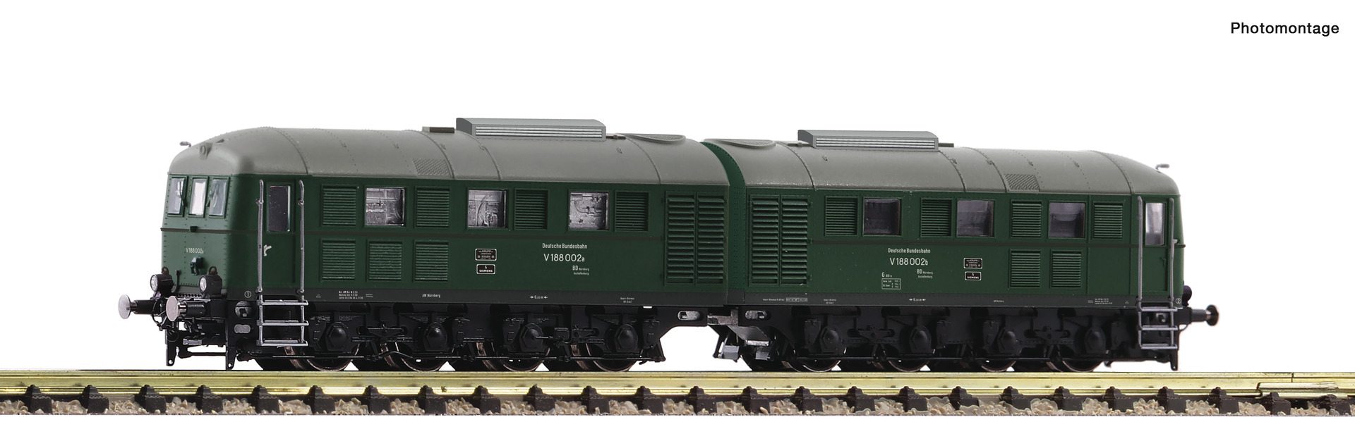 Fleischmann 725173 Dieselelektrische Doppellokomotive V 188 002 