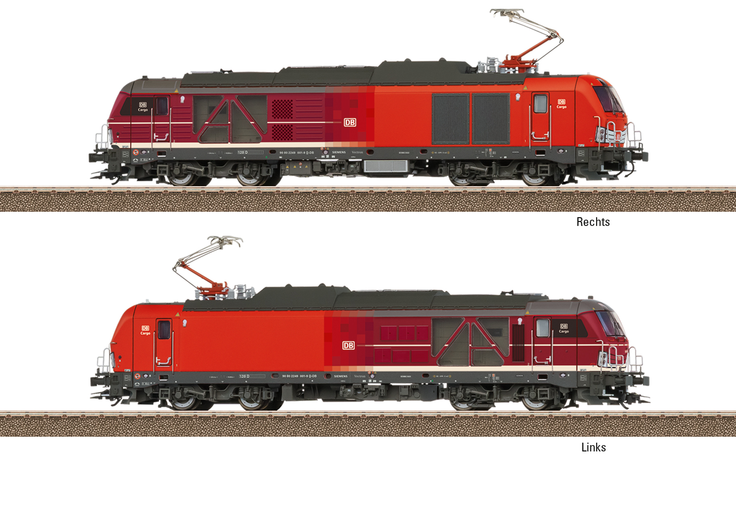 Trix 25293 - BR 249 Vectron DM, BR 249,DB AG, VI / Zweikraftlokomotive Baureihe 249