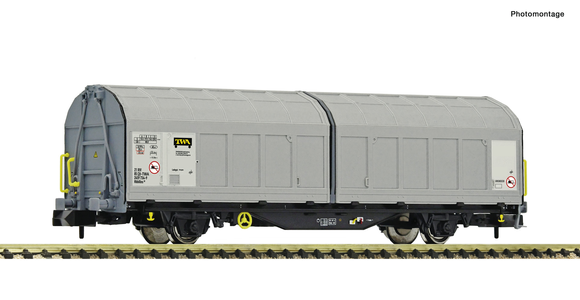 Fleischmann 6660011 Schiebewandwagen, Transwaggon/SBB Cargo 