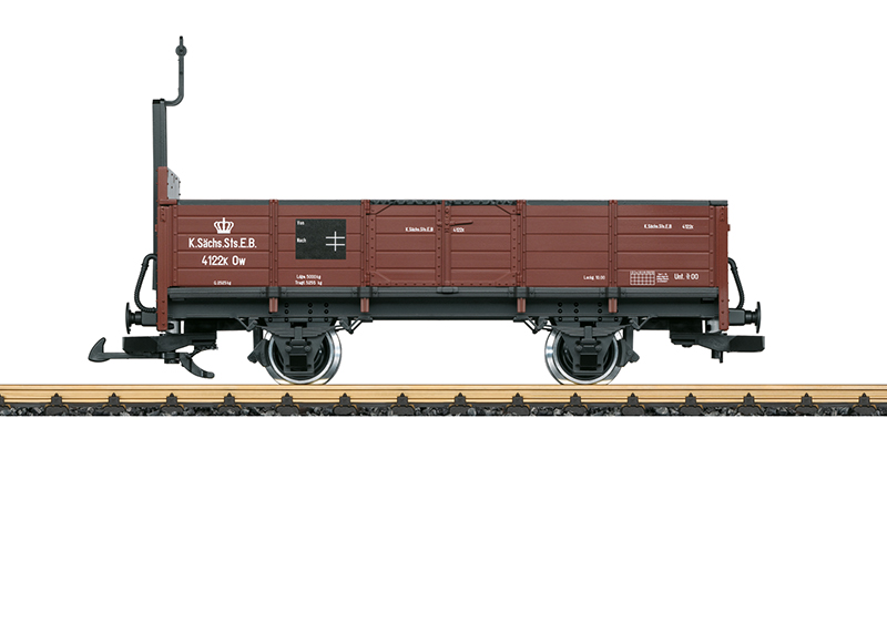 LGB 40274 K. Sächs. Sts. E.B. offener Güterwagen 4122 K K. Sächs. Sts. E.B. offener Güterwagen 4122 K