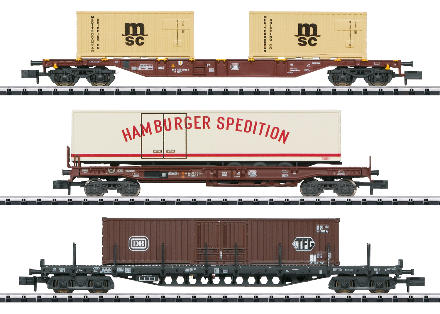 Trix 18702 Güterwagen-Set Containerverkehr Güterwagen-Set Containerverkehr