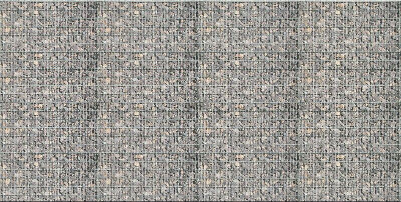 Vollmer 46057 H0 Mauerplatte Gabionen aus Karton, 25 x 12,5 cm,10 Stück 