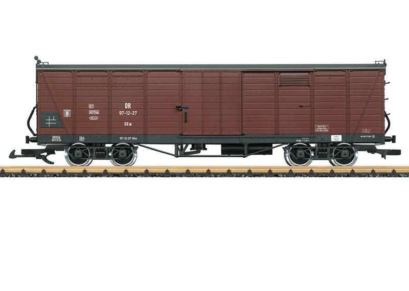 LGB 43602 DR gedeckter Güterwagen GGw DR gedeckter Güterwagen GGw