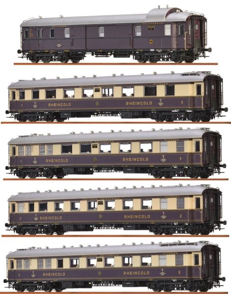 Brawa B1804 Rheingold Express BRAWA B1804 Rheingold Express Zugpackung + Bonus-Wagen | DCC-SOUND | Spur H0