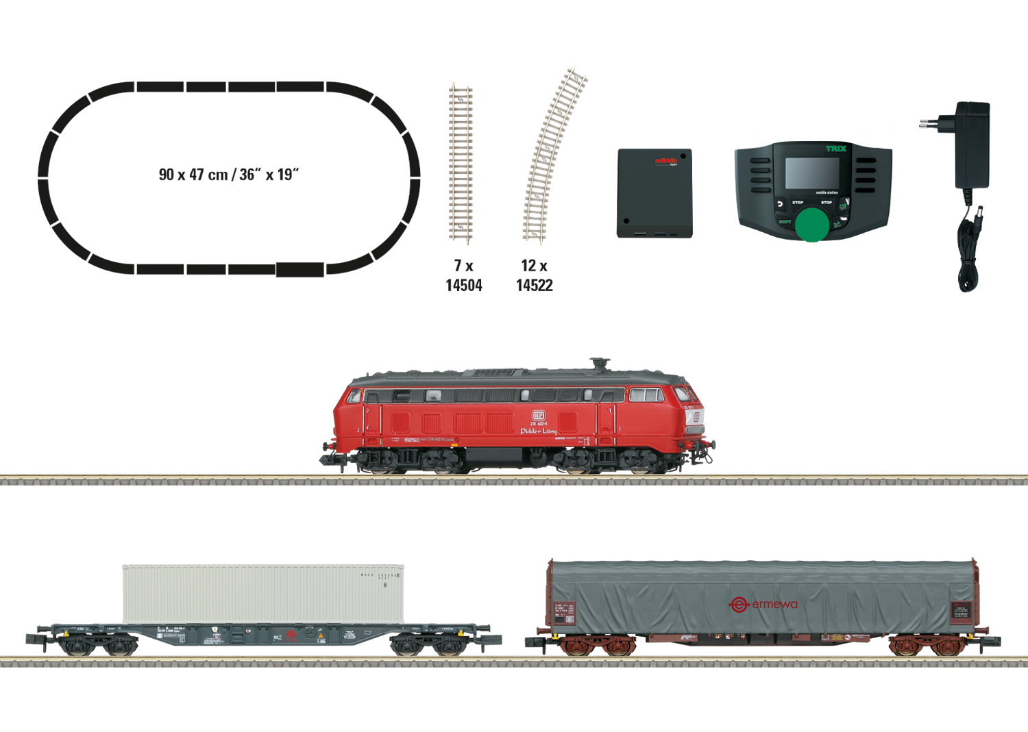 Trix 11161 Digital-Startpackung Güterzug Digital-Startpackung Güterzug