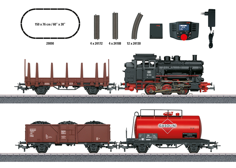 Märklin 29890 Digital-Startpackung Güterzug mit BR 89.0 Digital-Startpackung Güterzug mit BR 89.0